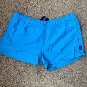 Women’s Blue Patagonia Athleisure shorts - size Large - blue